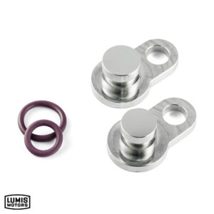 Rear AC line block off plugs high and low pressure