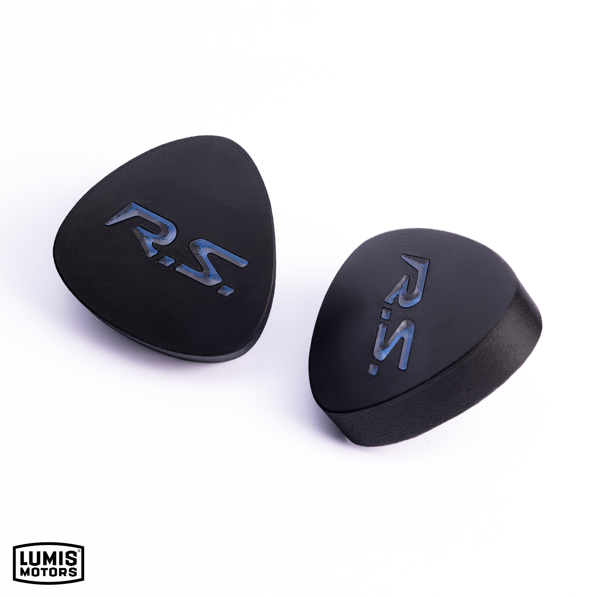 Custom RS logo seat adjustment knob Renault interior