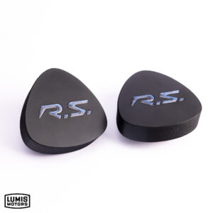Custom RS logo seat adjustment knob Renault interior