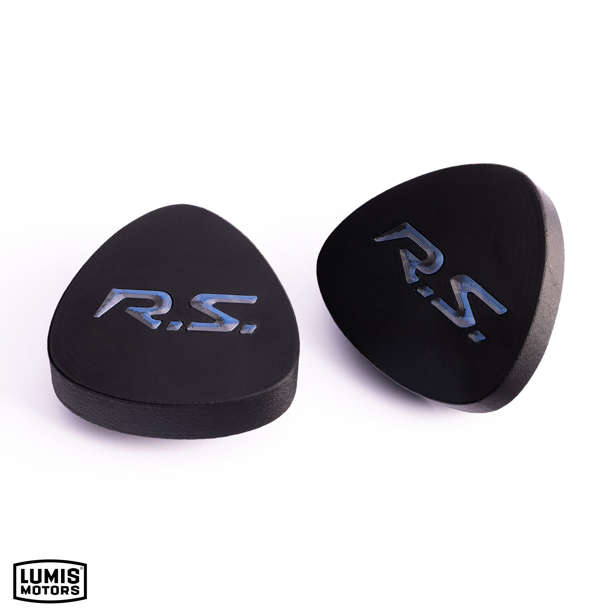 Custom RS logo seat adjustment knob Renault interior
