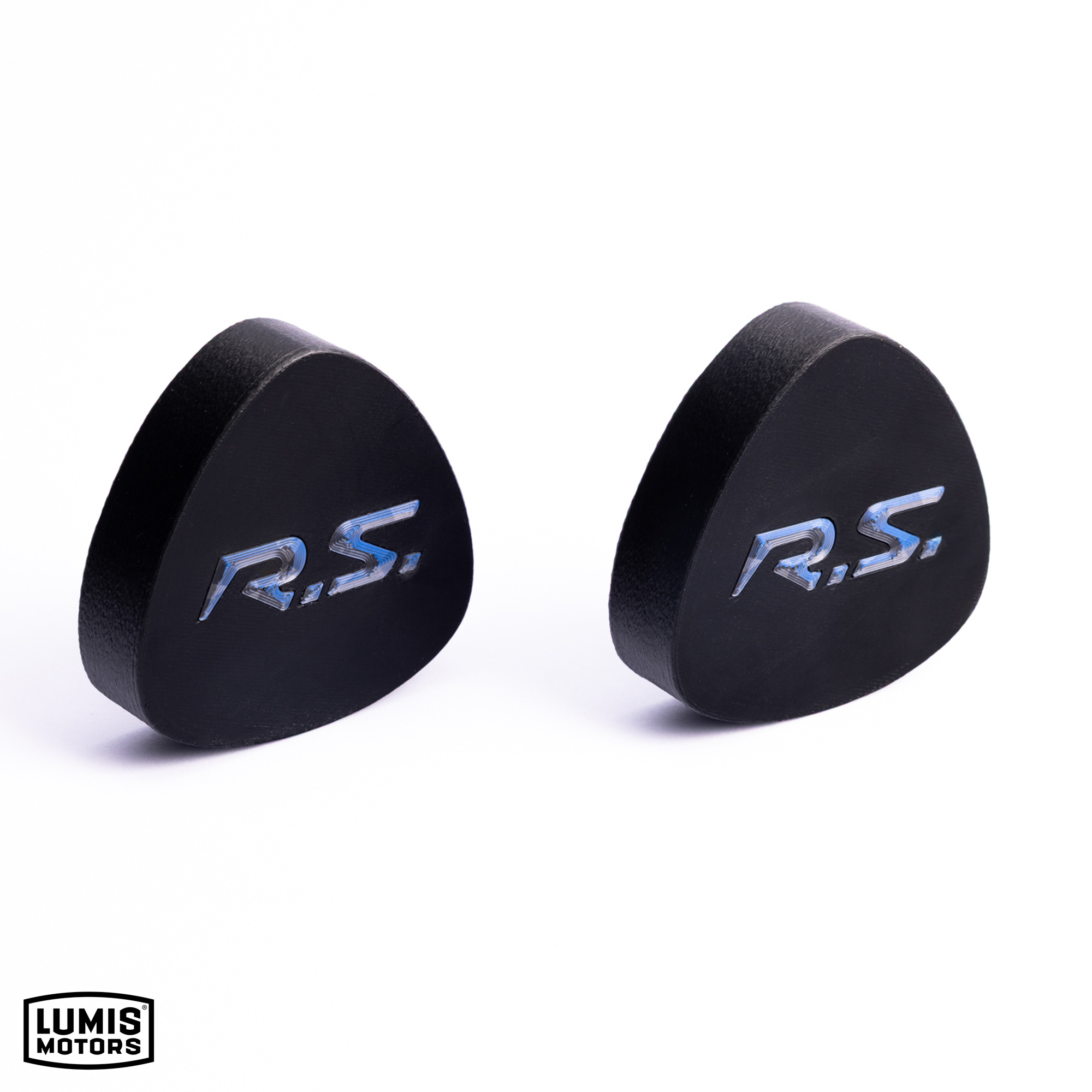 Custom RS logo seat adjustment knob Renault interior