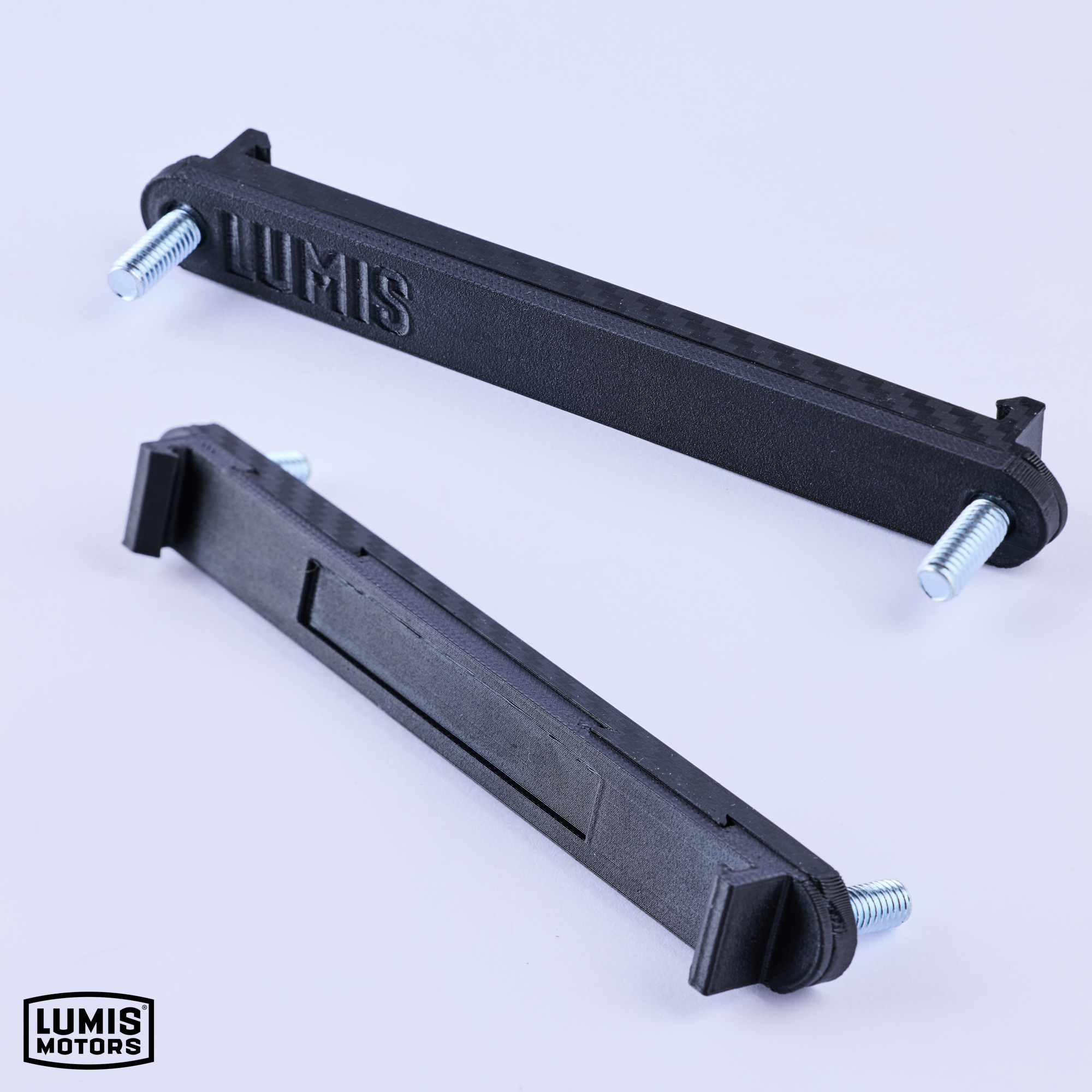 Dodge Durango rear EU license plate mounting kit installed